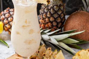 Tropical Pineapple Coconut Smoothie (Sunshine in a Glass)